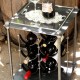 Industrial CAVA | Wine Rack Side Table