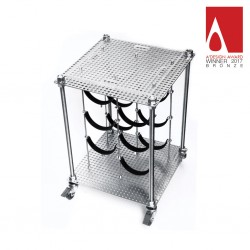 Perforated CAVA | Wine Rack Side Table