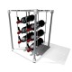 Bridal White CAVA | Wine Rack Side Table