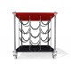 Prohibition Red CAVA | Wine Rack Side Table